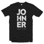 Johner for Life T-shirt (Black)