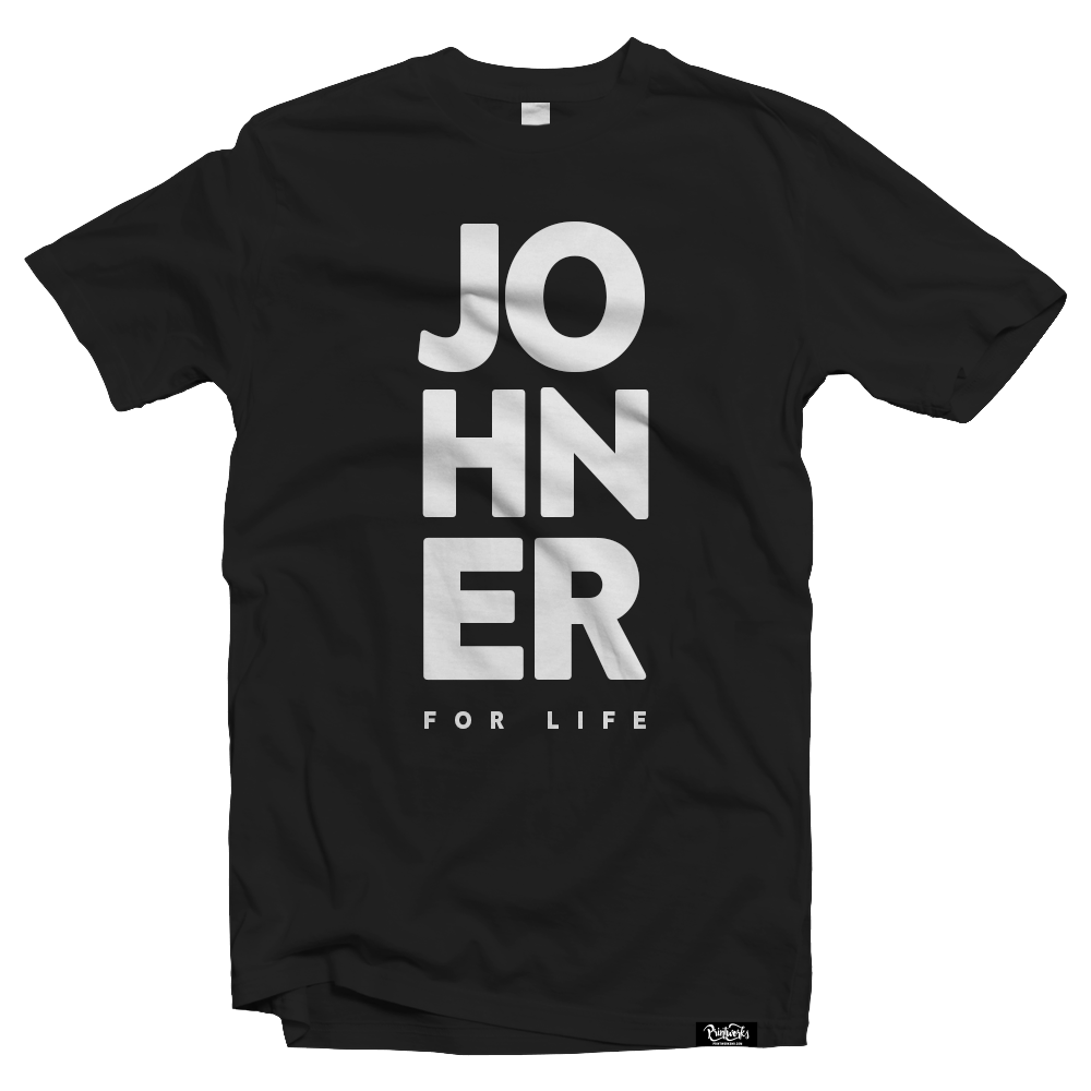 Johner for Life T-shirt (Black)